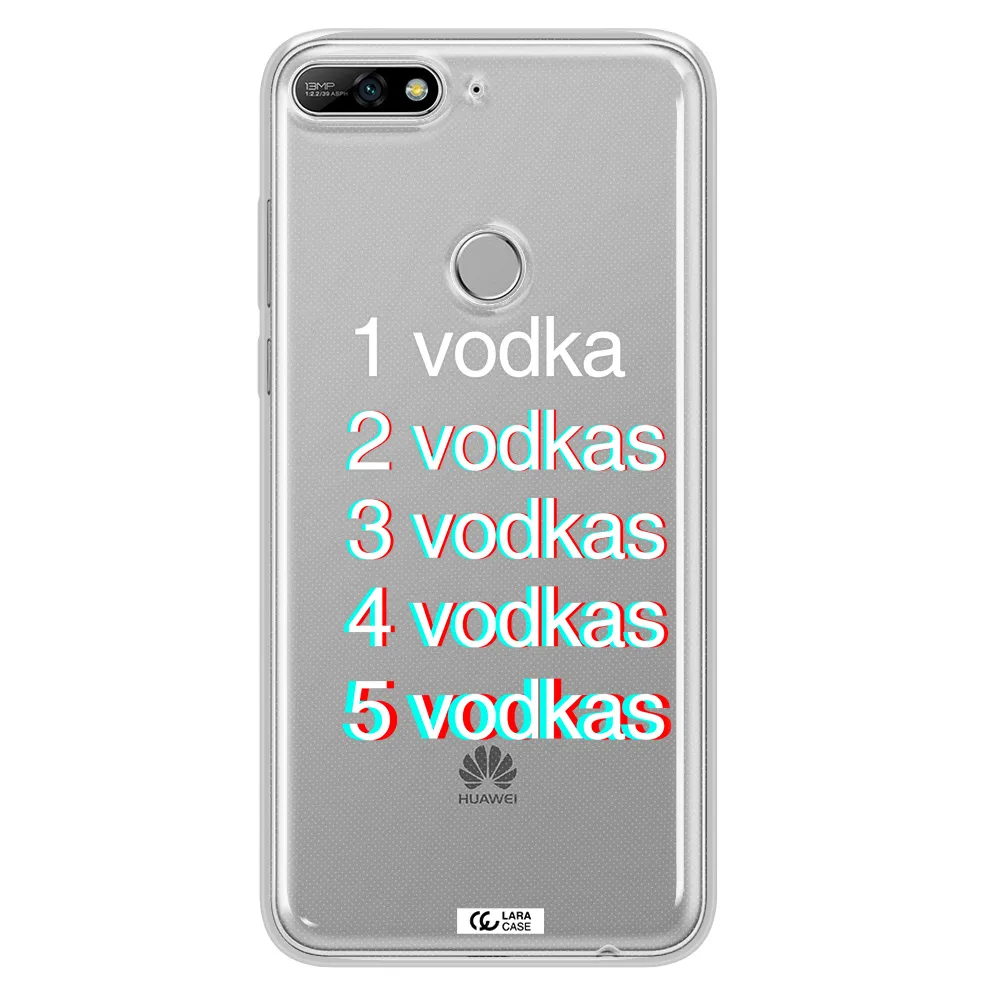 Vodka Huawei Y7 2018 Clear TPU Case
