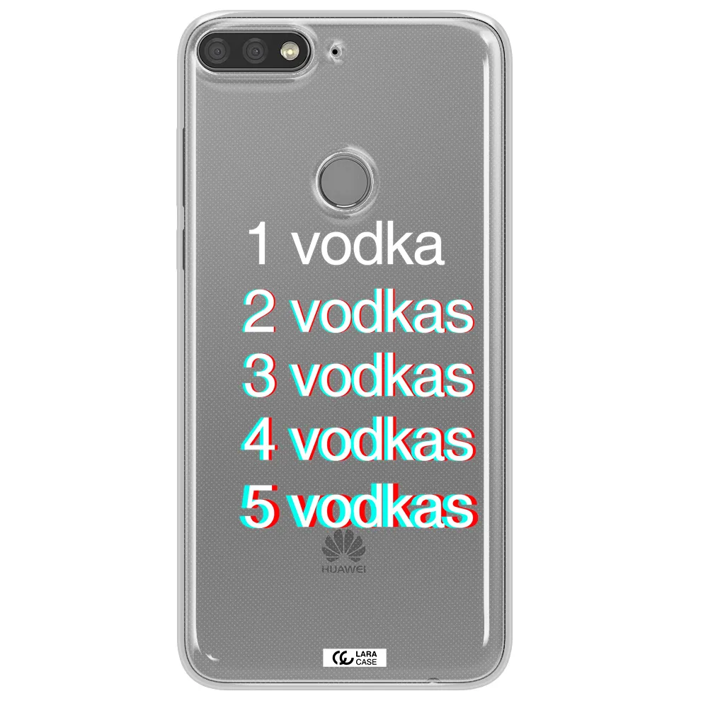 Vodka Huawei Y7 Prime 2018 Clear TPU Case
