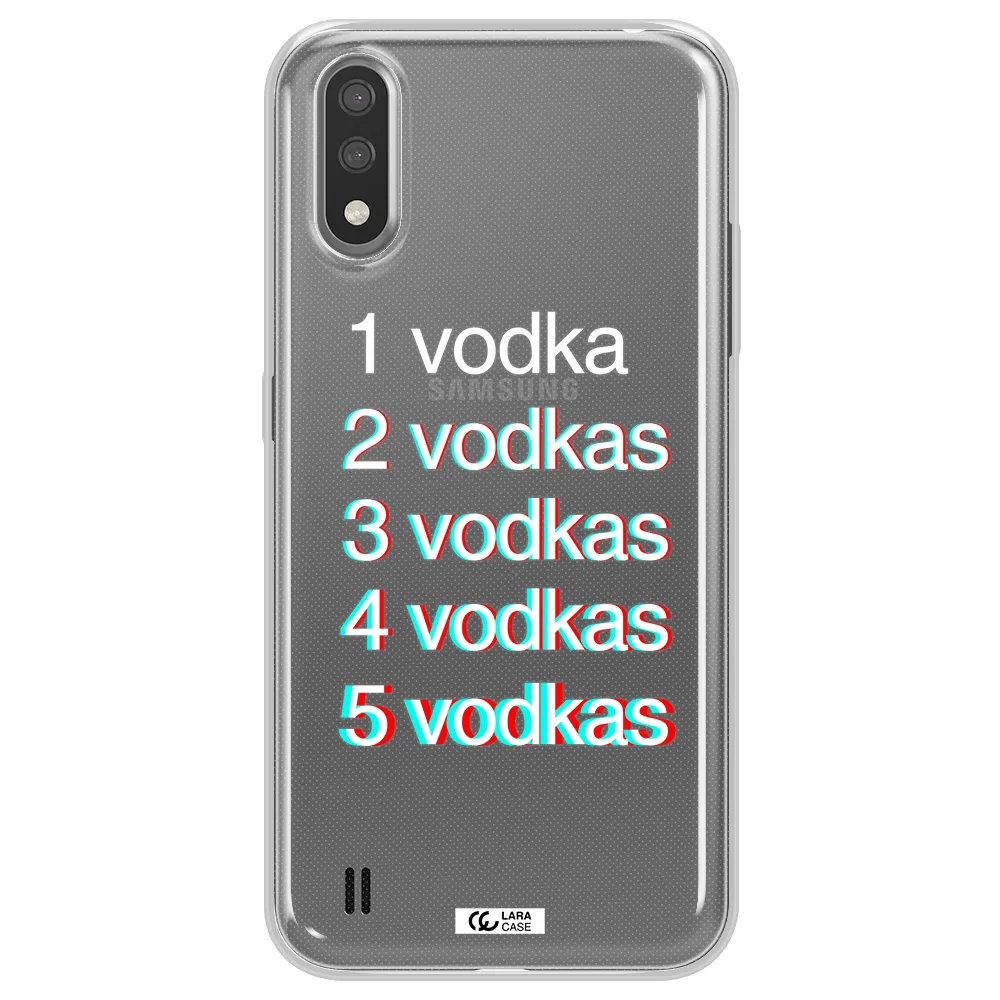 Vodka Samsung A01 Clear TPU Case