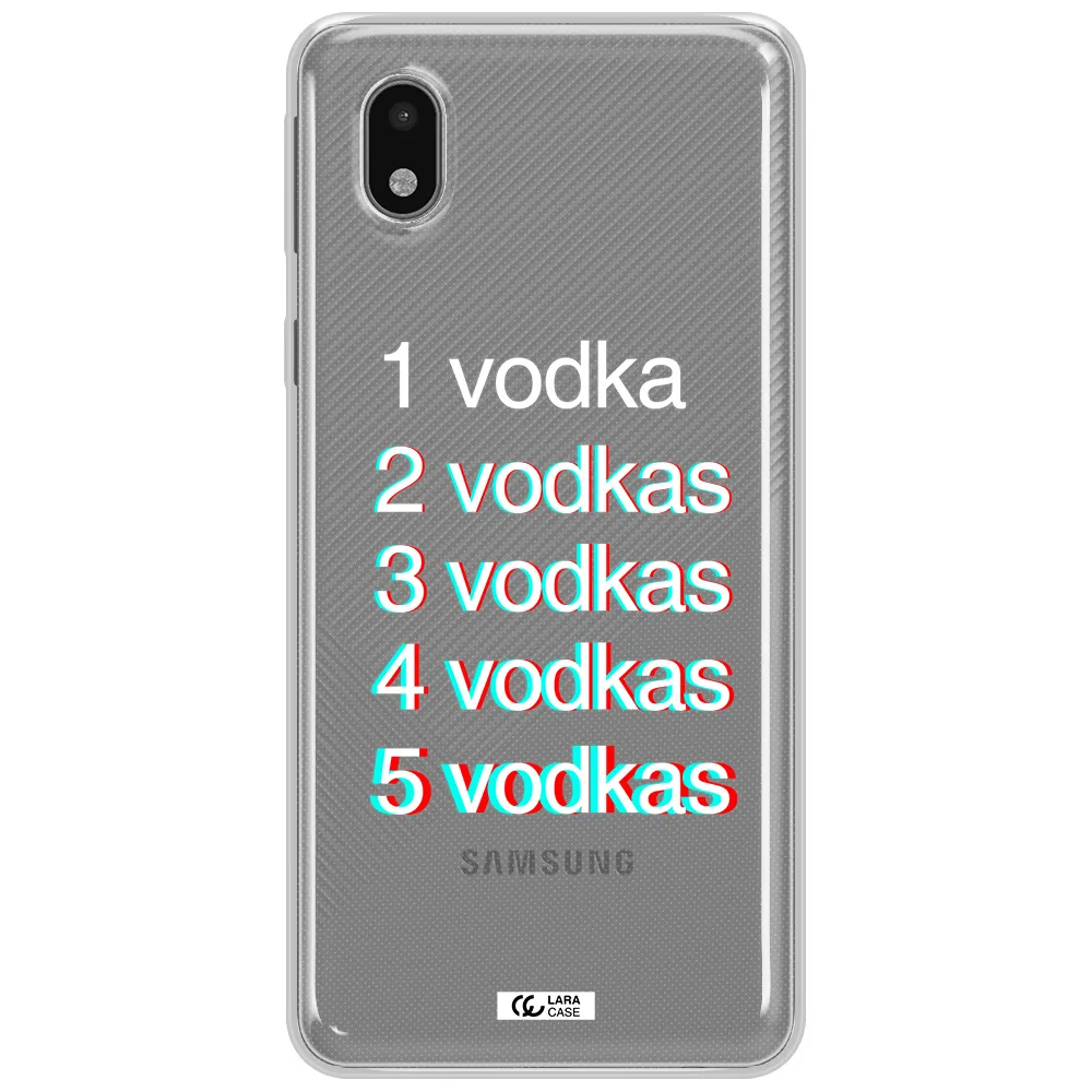Vodka Samsung A01 Core Clear Tpu Case