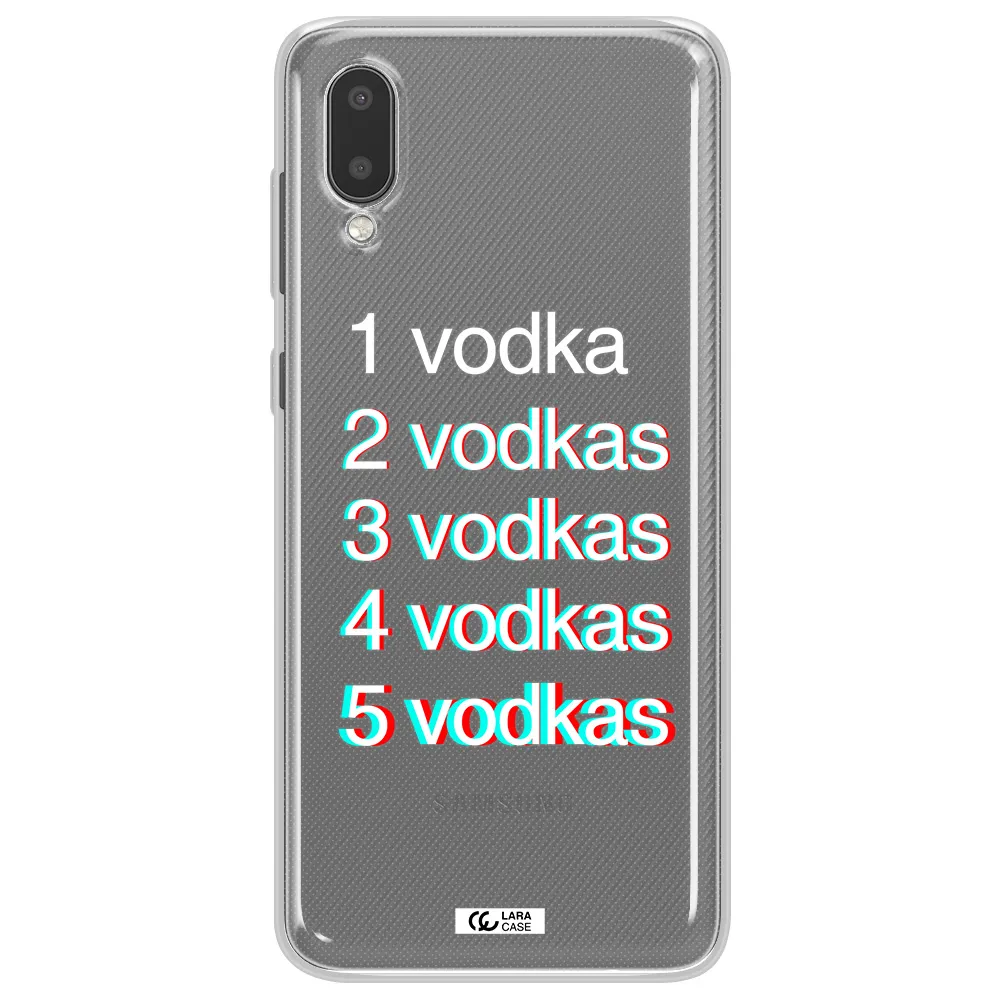 Vodka Samsung A02 Clear TPU Case