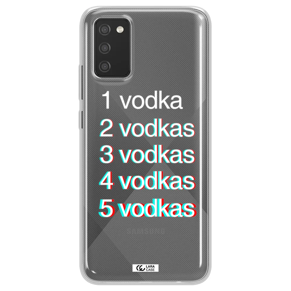 Vodka Samsung A02S Clear TPU Case
