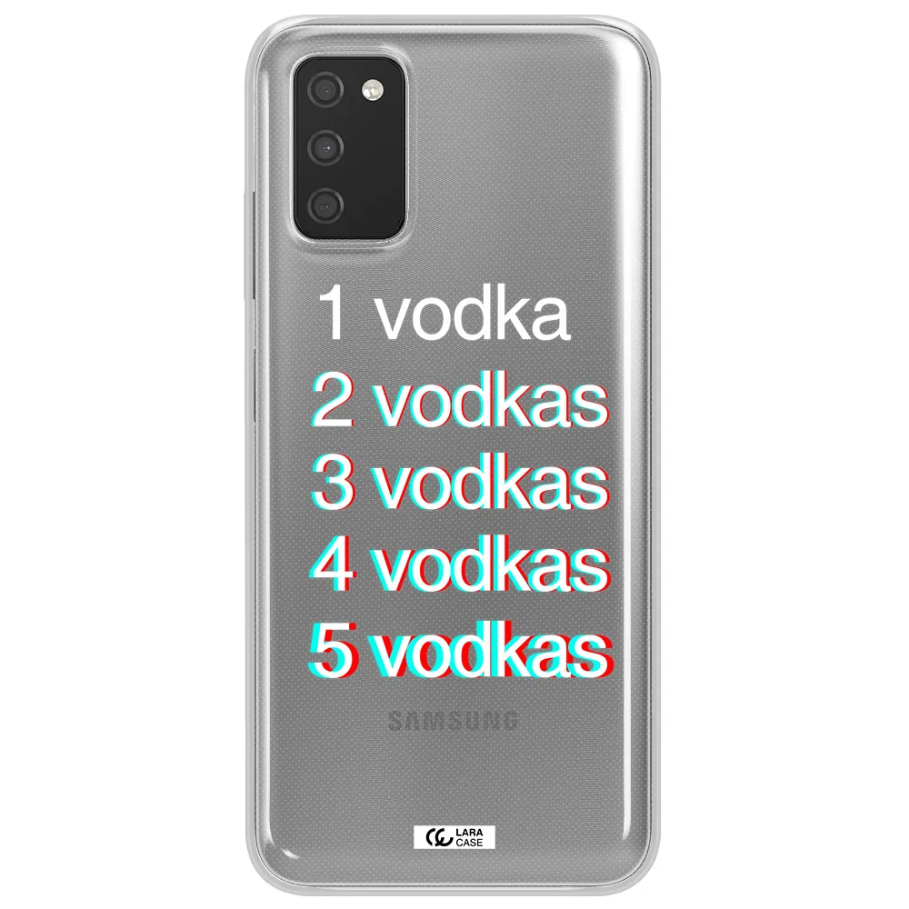 Vodka Samsung A03S Clear TPU Case