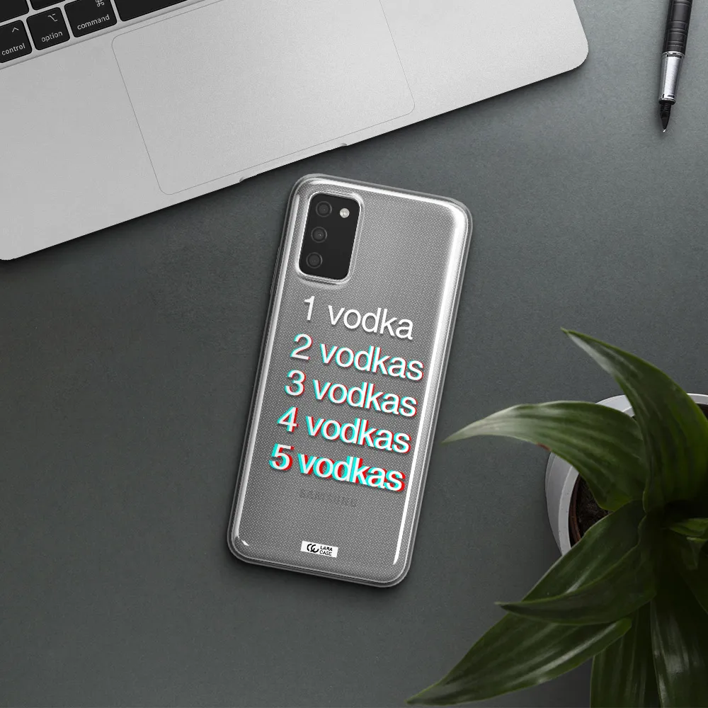 Vodka Samsung A03S Clear TPU Case