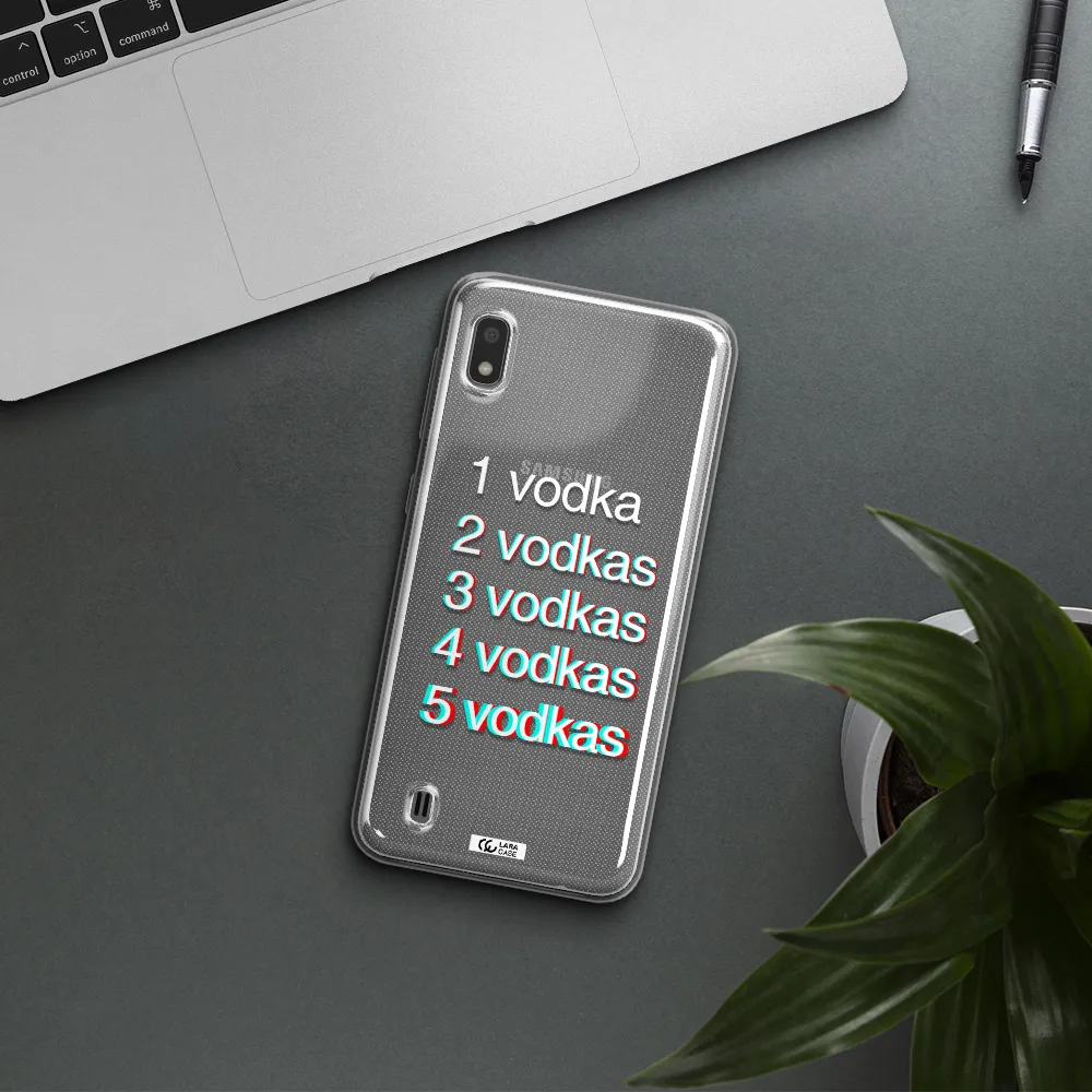 Vodka Samsung A10 Clear TPU Case