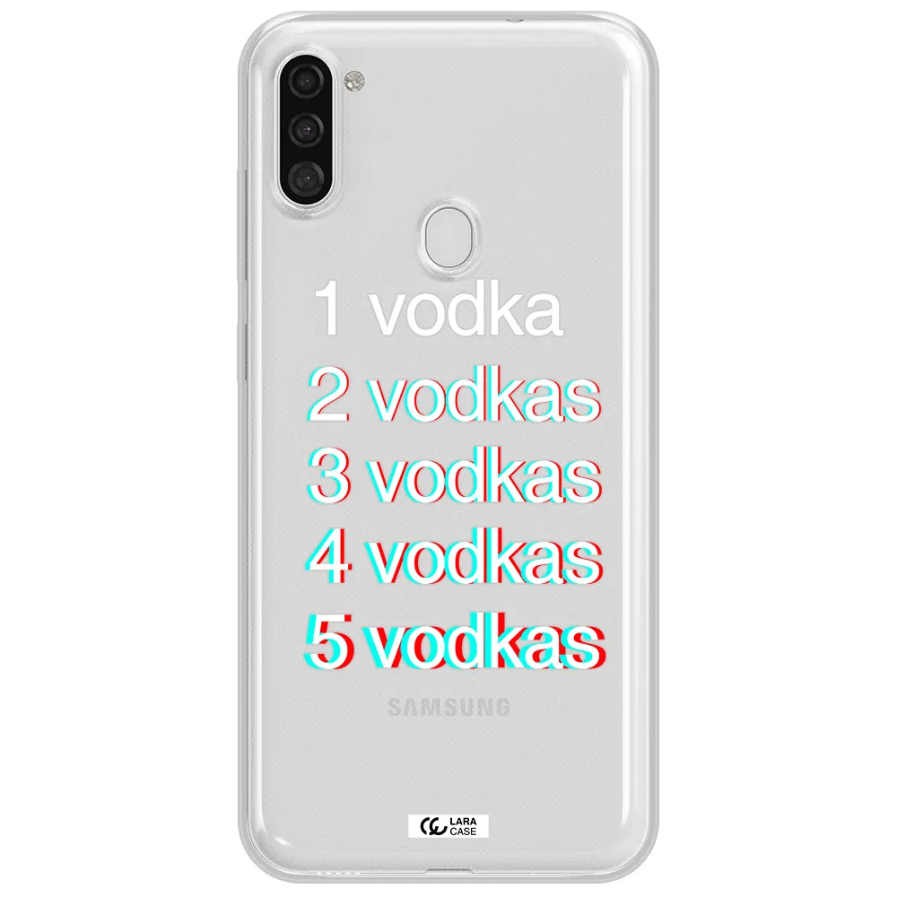 Vodka Samsung A11 Clear TPU Case