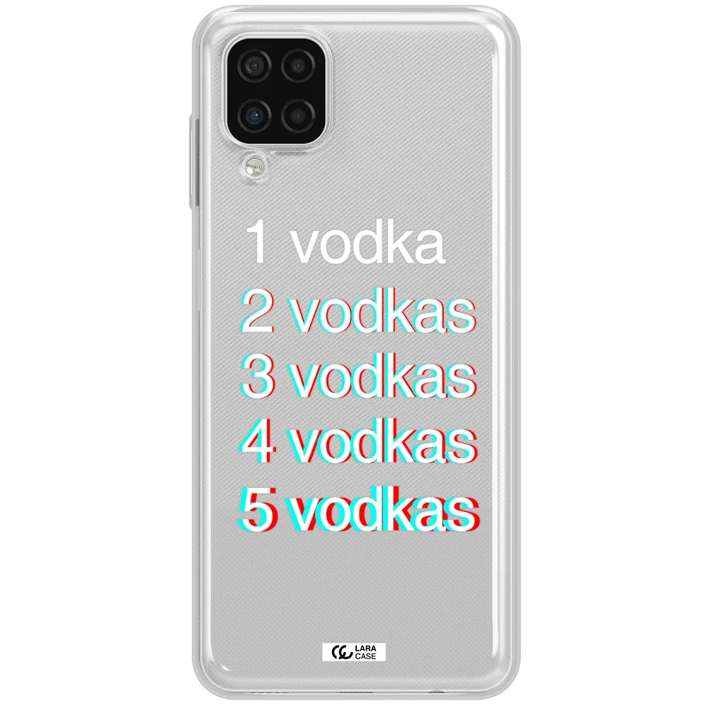 Vodka Samsung A12 4g Clear TPU Case