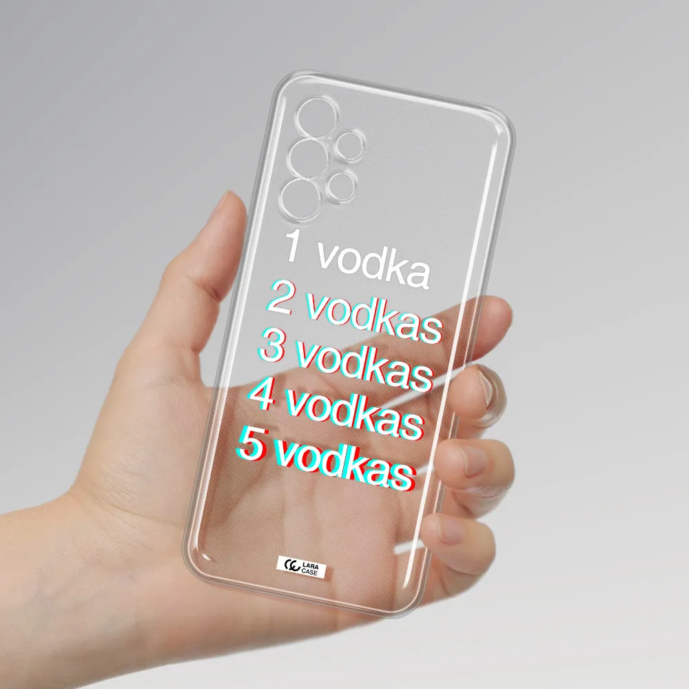 Vodka Samsung A13 4g Clear TPU Case