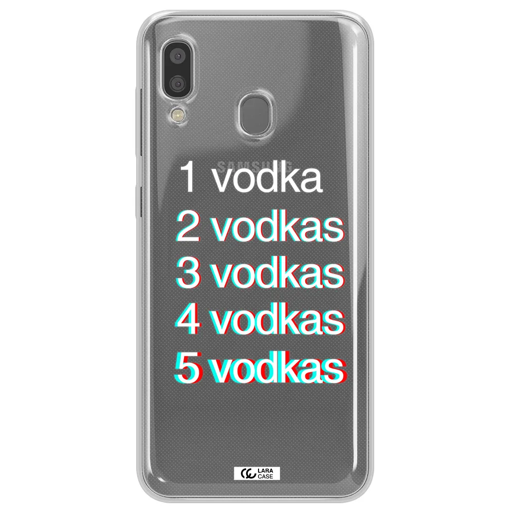 Vodka Samsung A20 Clear TPU Case