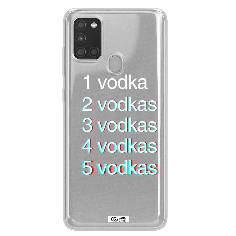 Vodka Samsung A21S Clear TPU Case