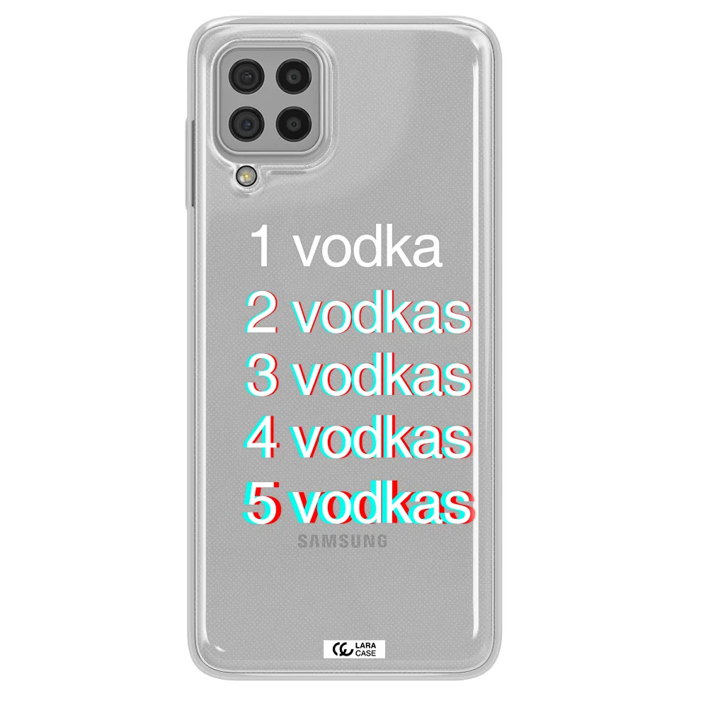Vodka Samsung A22 4g Clear TPU Case