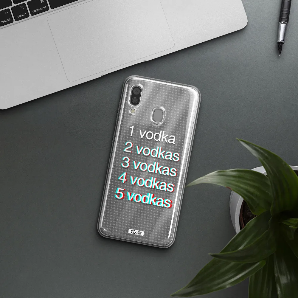Vodka Samsung A30 Clear TPU Case