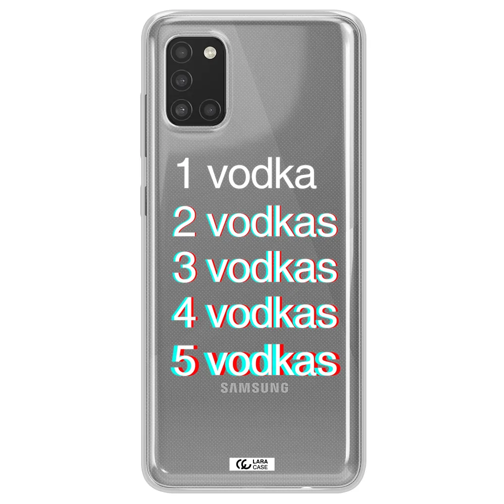 Vodka Samsung A31 Clear TPU Case