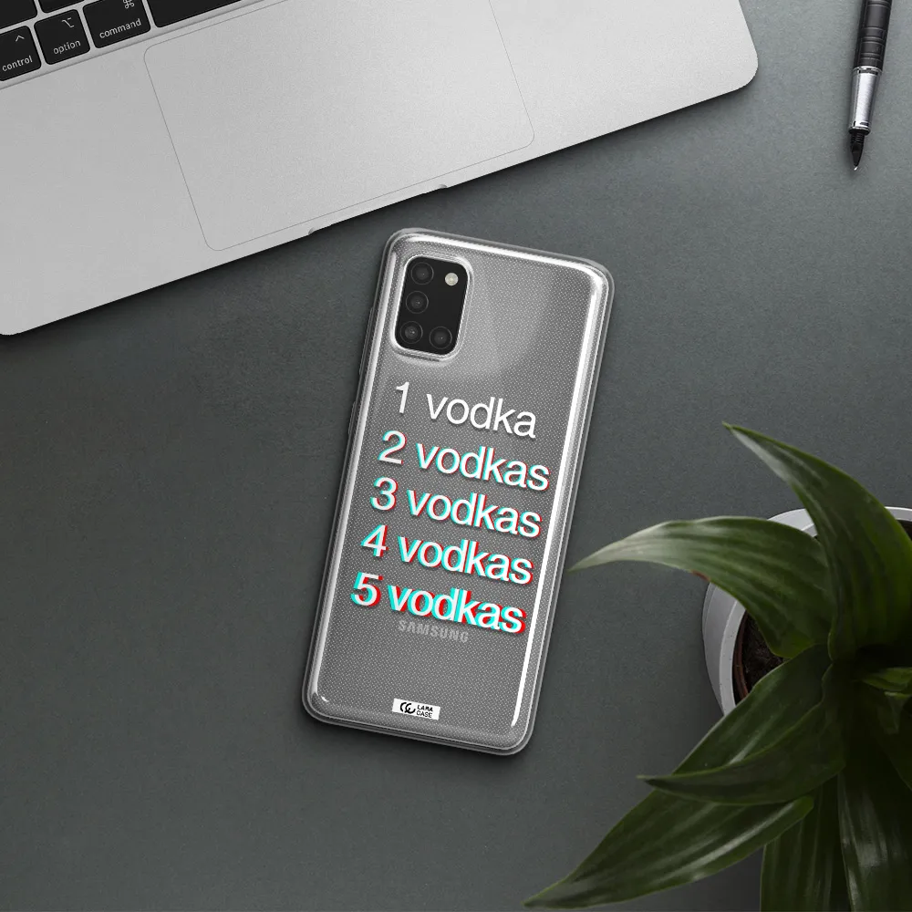 Vodka Samsung A31 Clear TPU Case