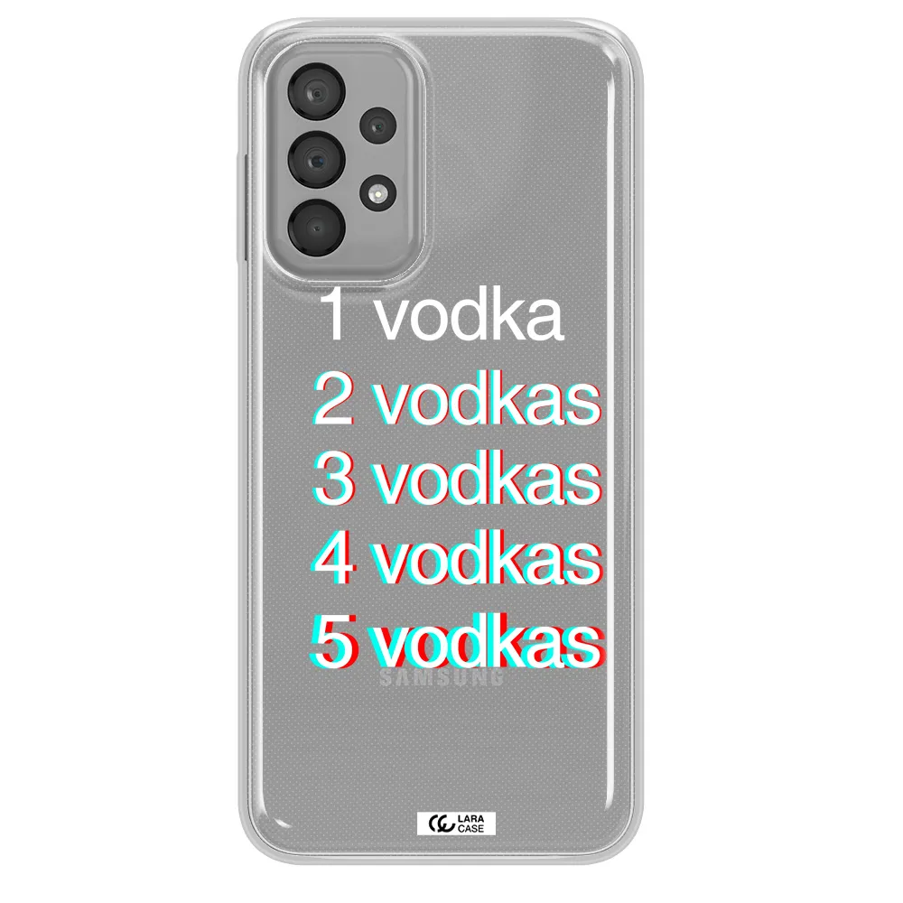 Vodka Samsung A33 Clear TPU Case