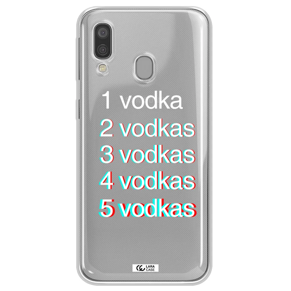 Vodka Samsung A40 Clear TPU Case