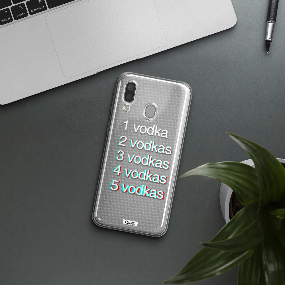 Vodka Samsung A40 Clear TPU Case