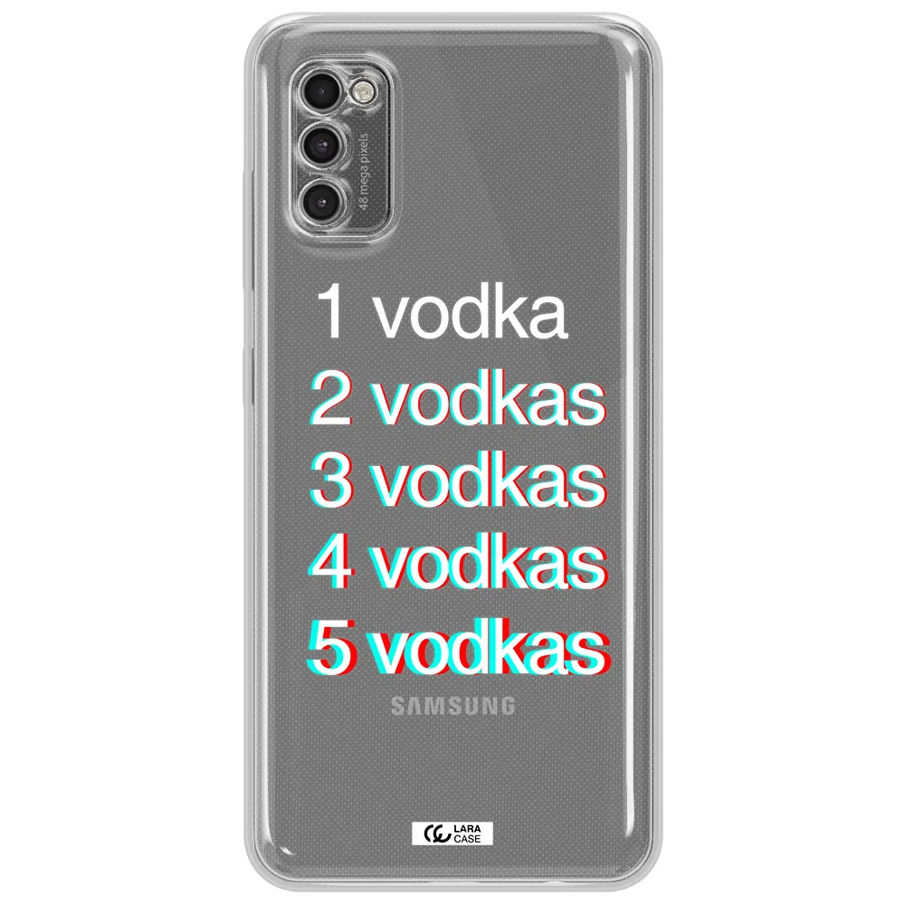 Vodka Samsung A41 Clear Tpu Case