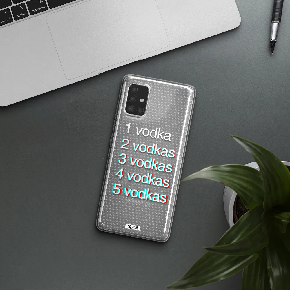 Vodka Samsung A51 Clear TPU Case