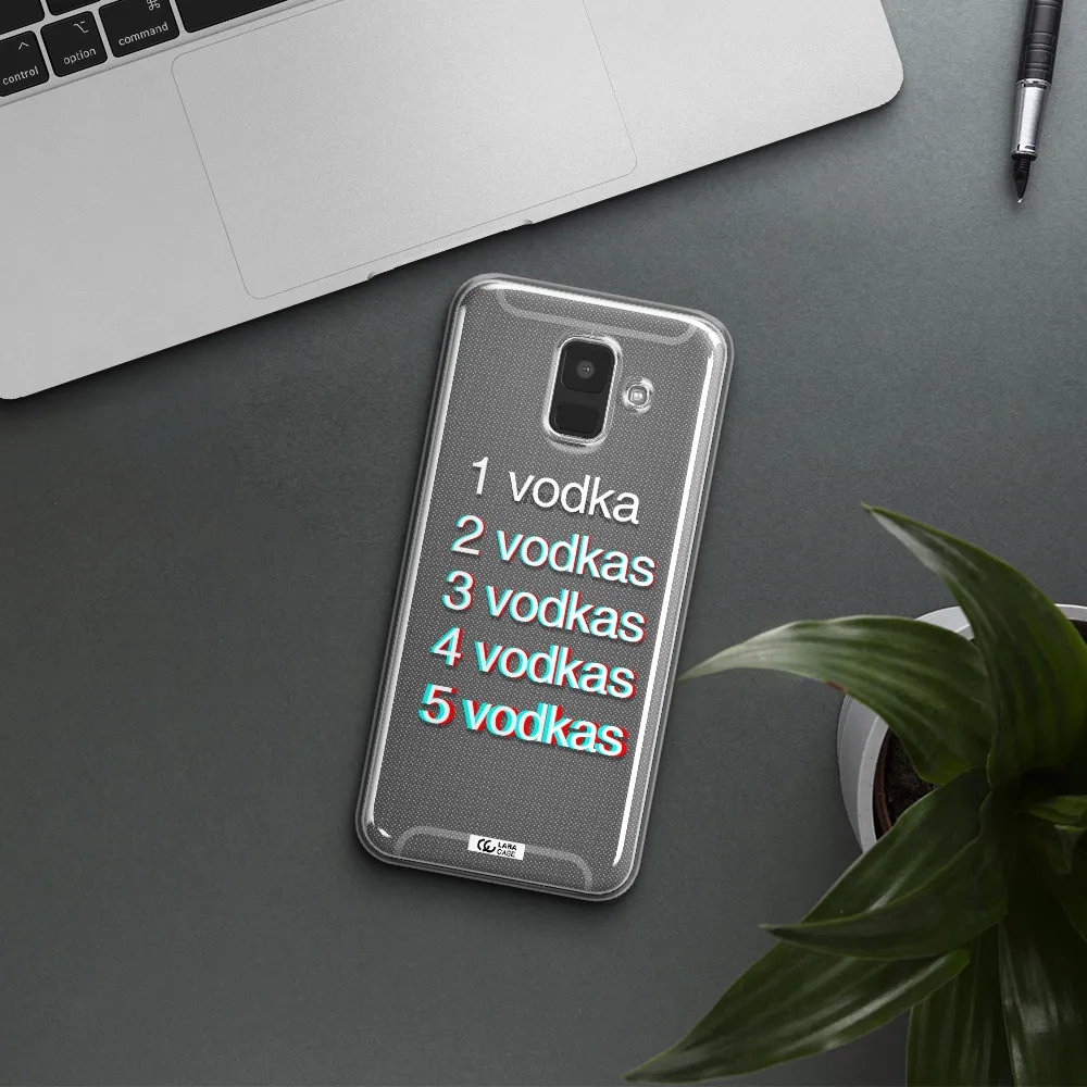 Vodka Samsung A6 Clear TPU Case