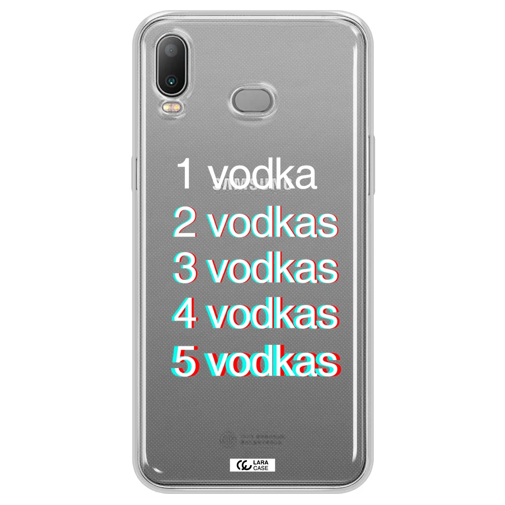 Vodka Samsung A6S Clear TPU Case