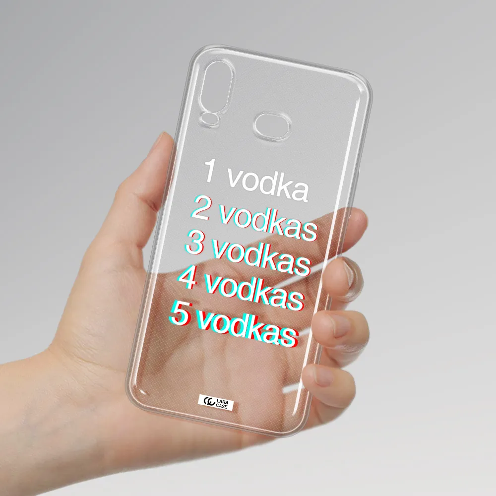 Vodka Samsung A6S Clear TPU Case