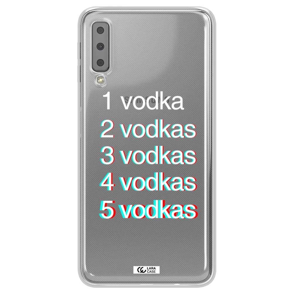 Vodka Samsung A7 2018 Clear TPU Case