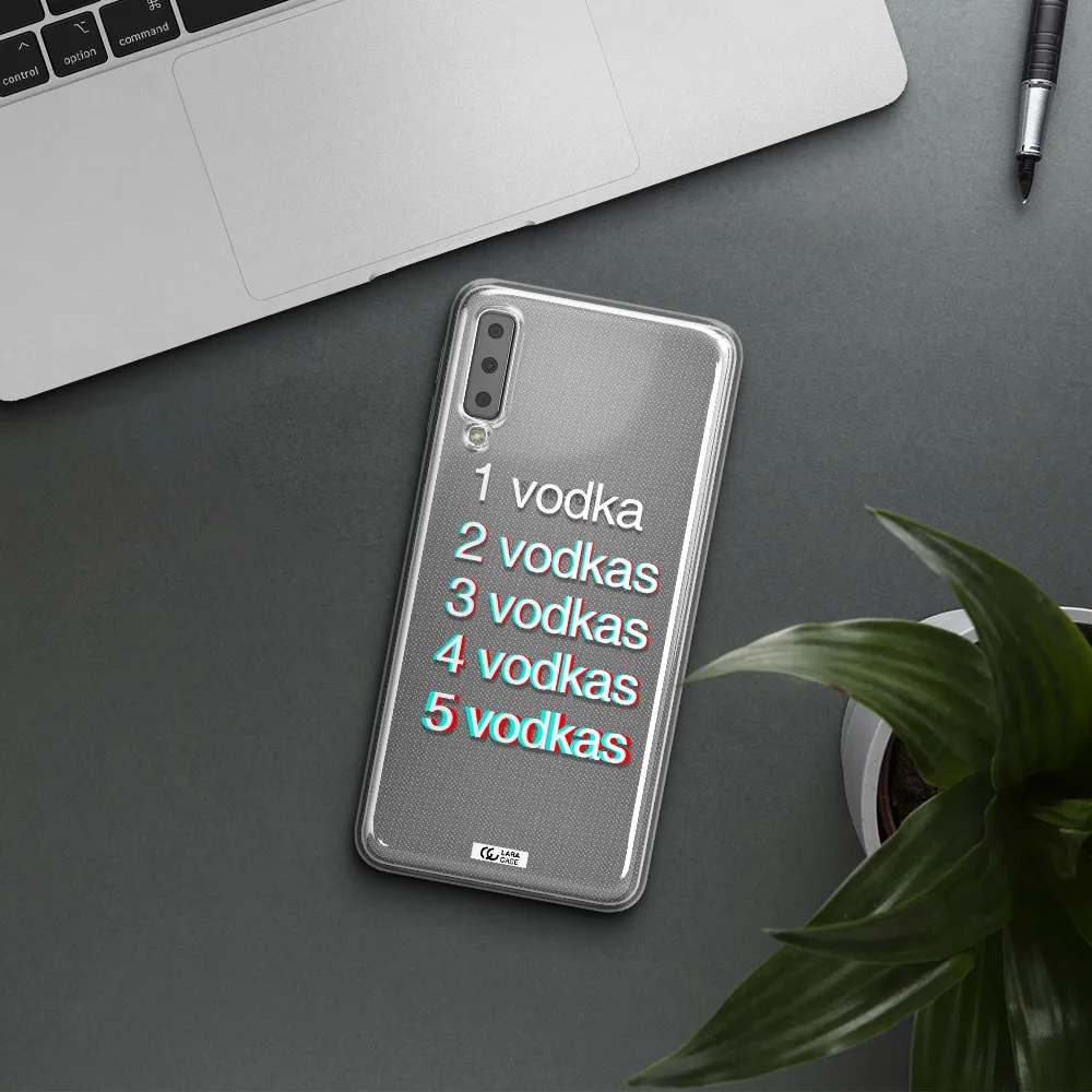 Vodka Samsung A7 2018 Clear TPU Case