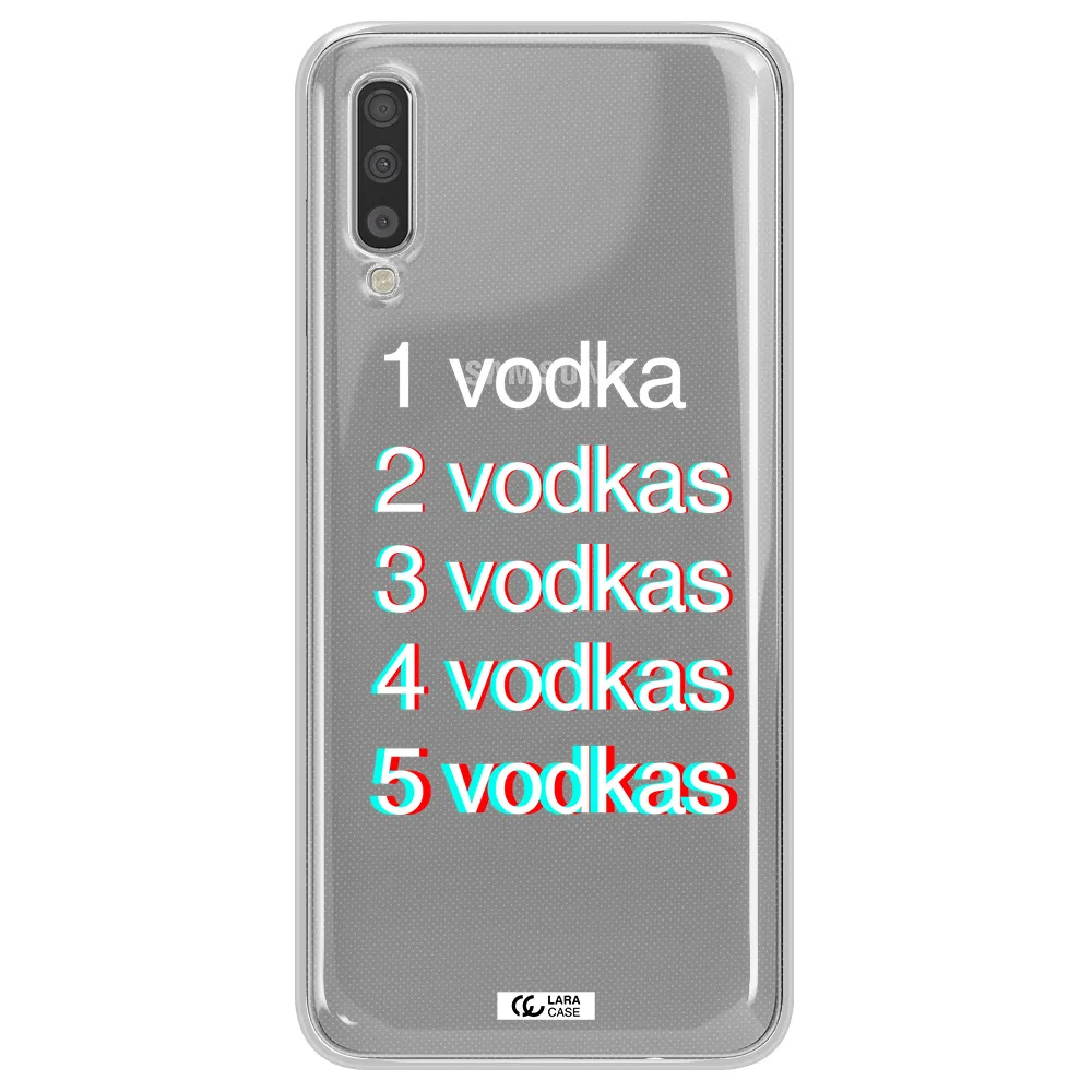 Vodka Samsung A70 Clear TPU Case