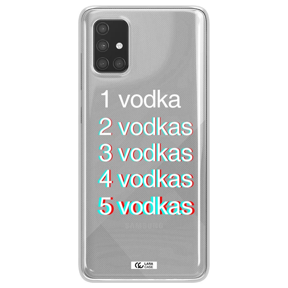 Vodka Samsung A71 Clear TPU Case