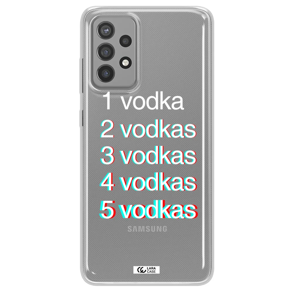 Vodka Samsung A72 Clear TPU Case
