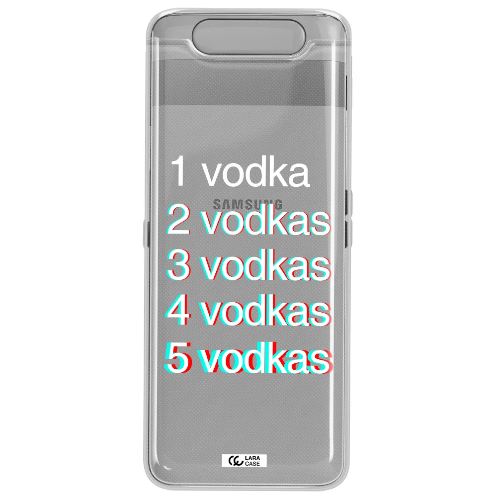 Vodka Samsung A80 Clear TPU Case