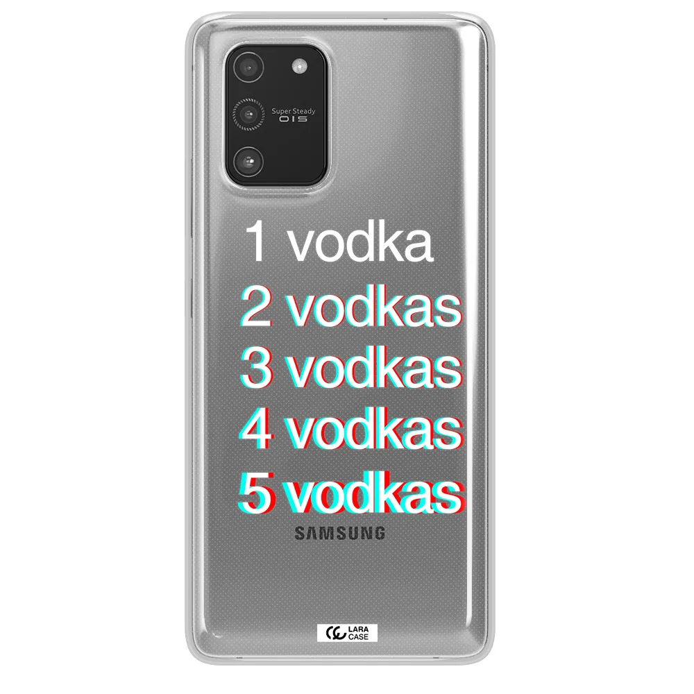 Vodka Samsung A91 Clear TPU Case