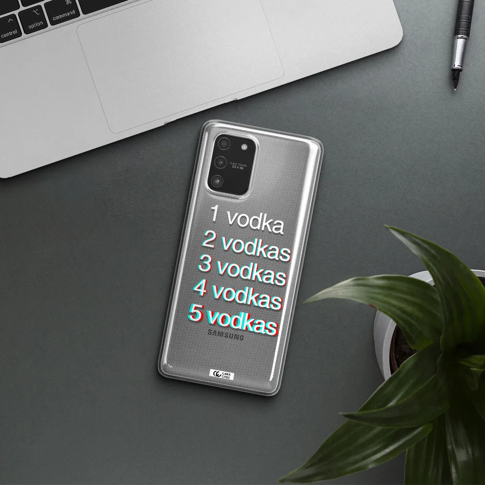 Vodka Samsung A91 Clear TPU Case