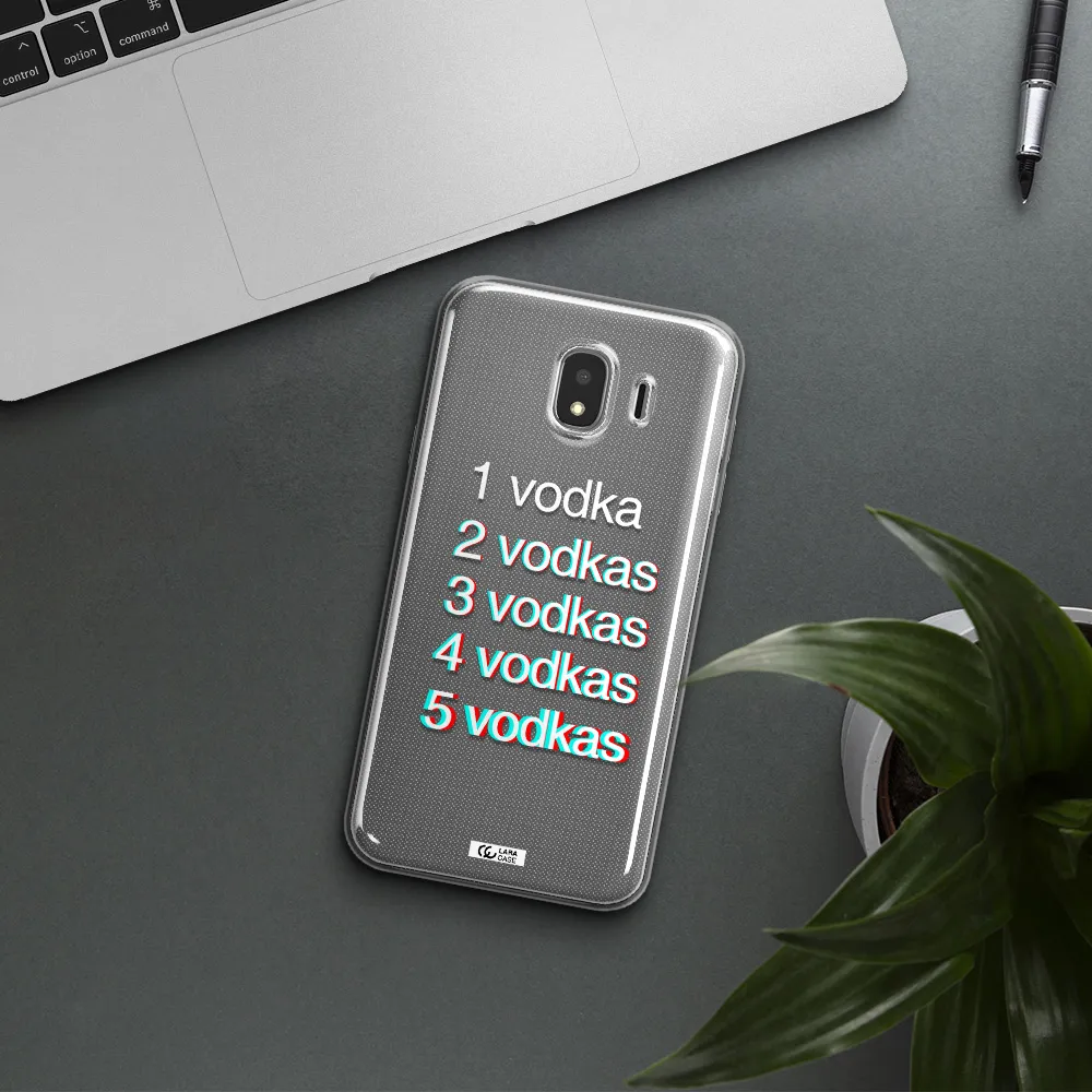 Vodka Samsung J4 Clear TPU Case