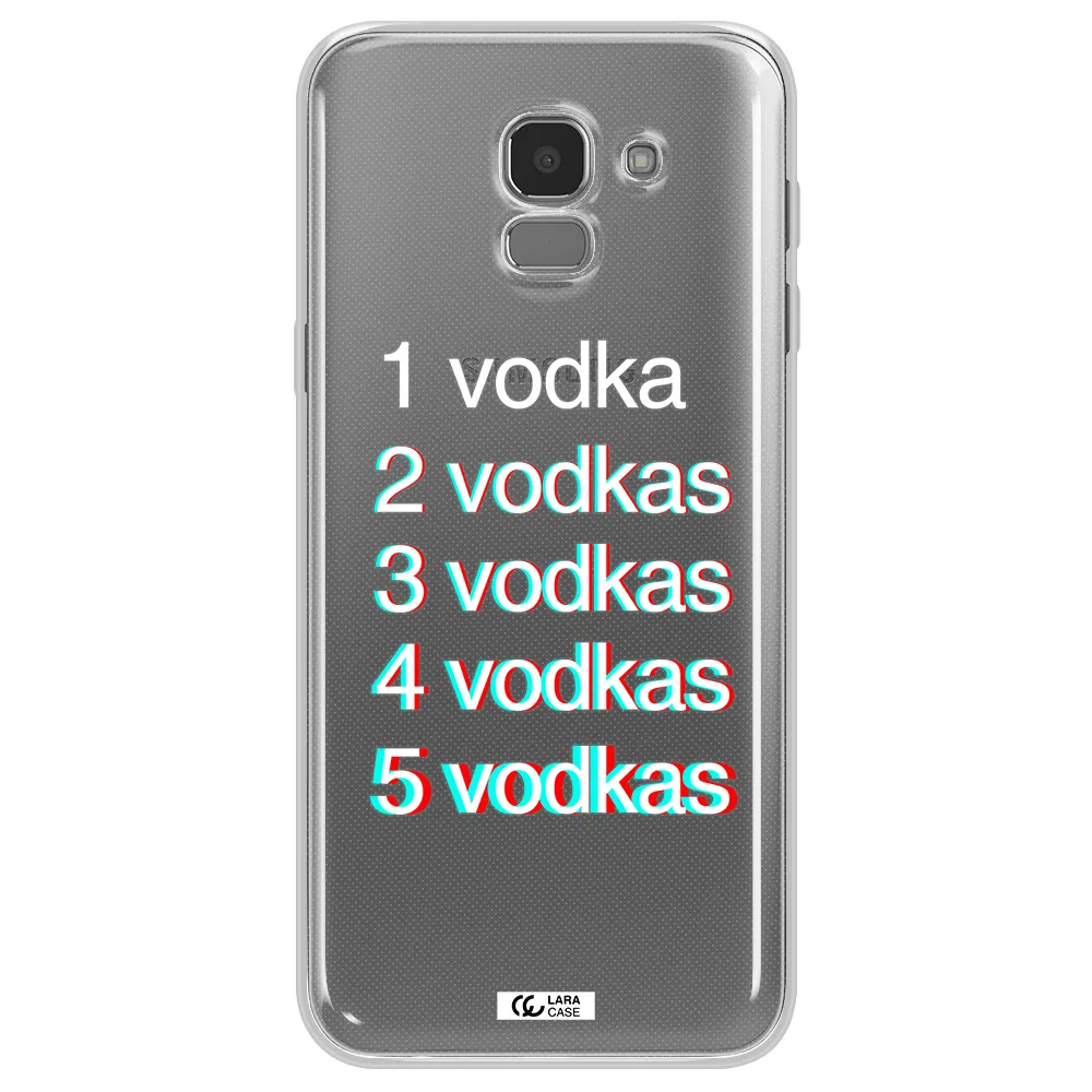 Vodka Samsung J6 Clear TPU Case