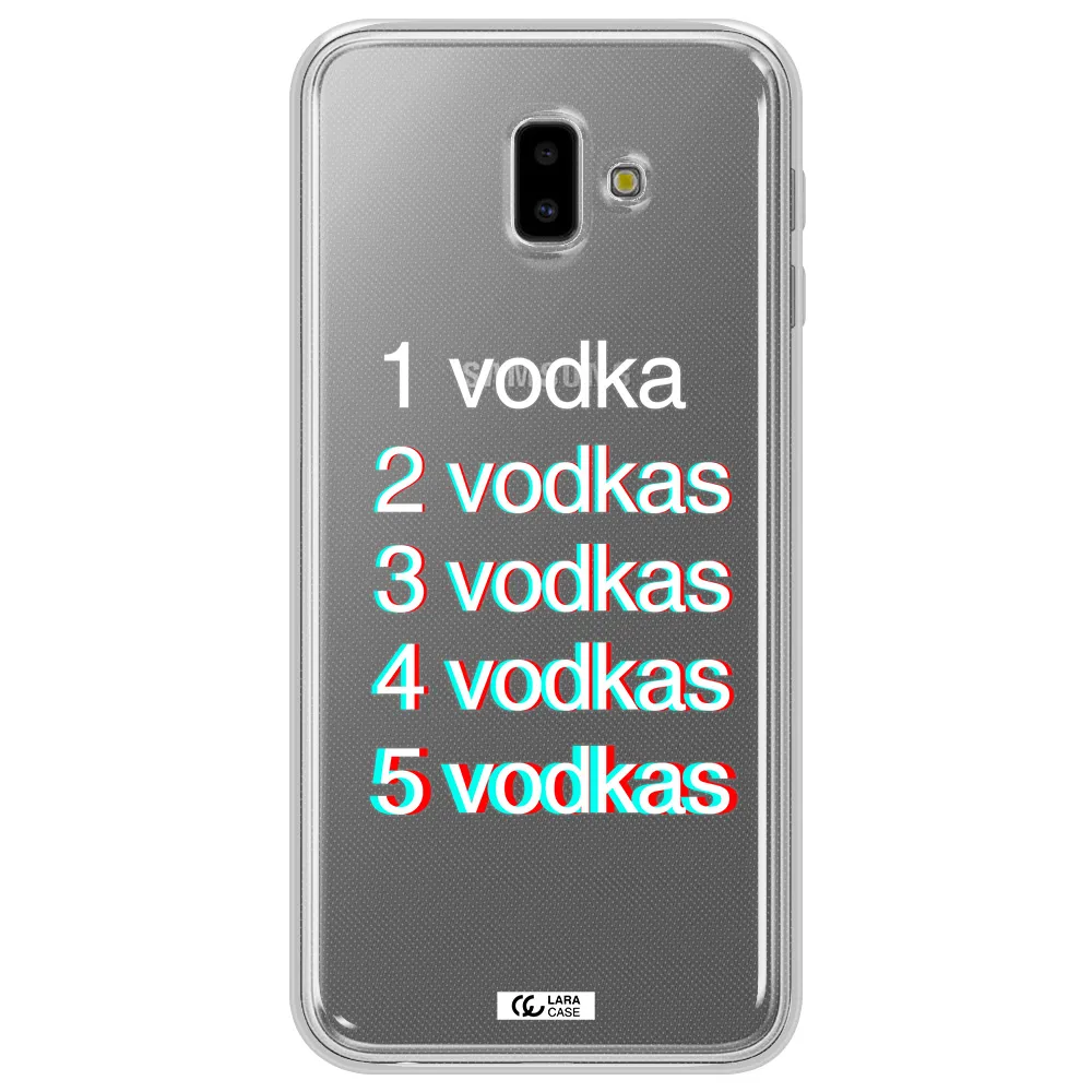 Vodka Samsung J6 Plus Clear TPU Case
