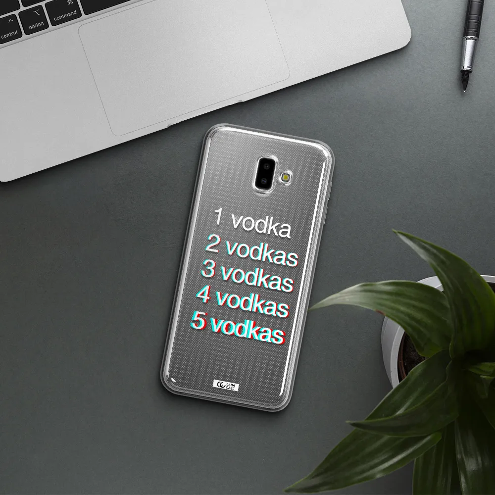 Vodka Samsung J6 Plus Clear TPU Case