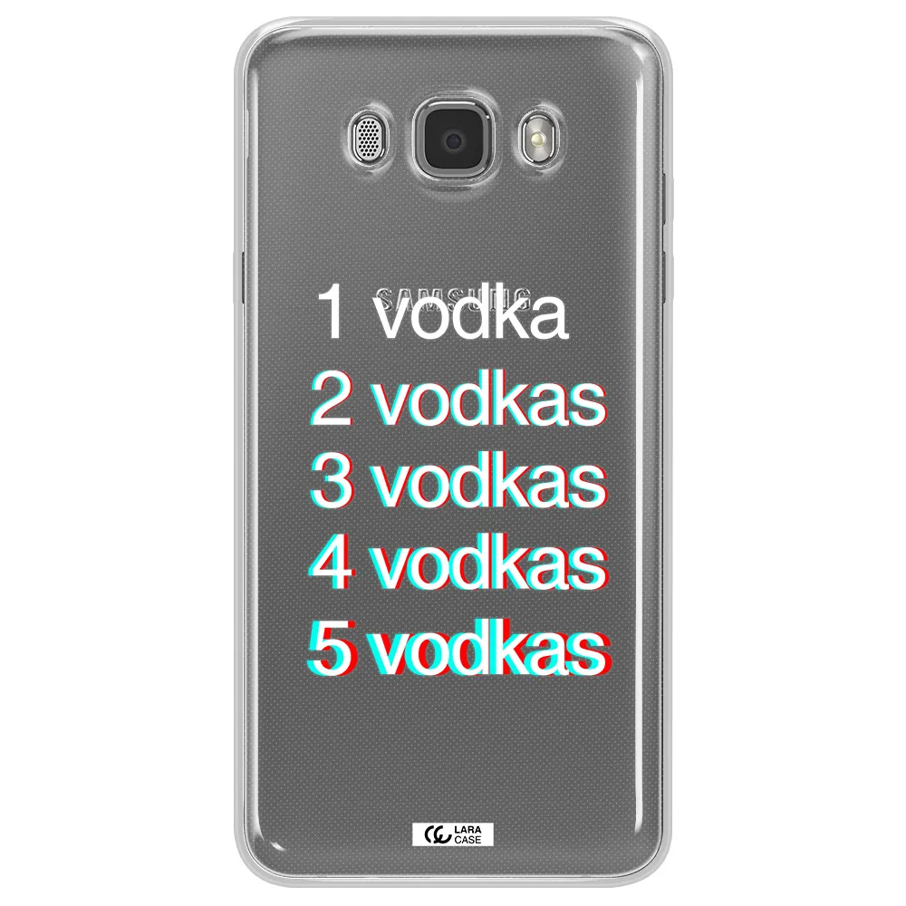 Vodka Samsung J7 2016 Clear TPU Case
