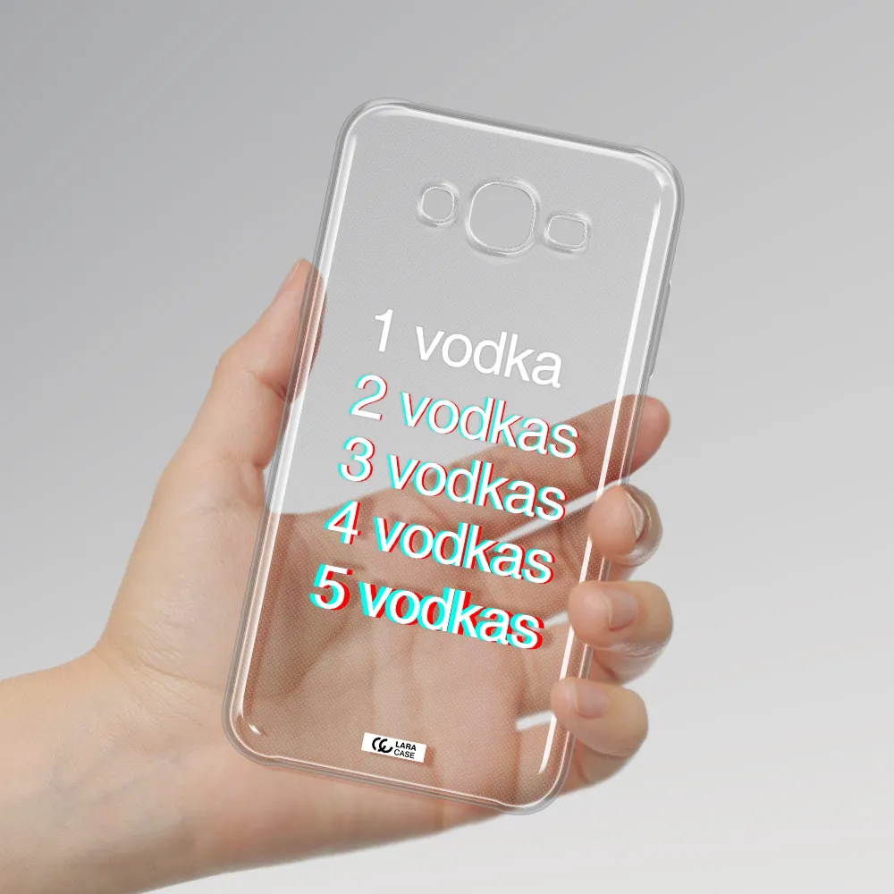 Vodka Samsung J7 Clear TPU Case