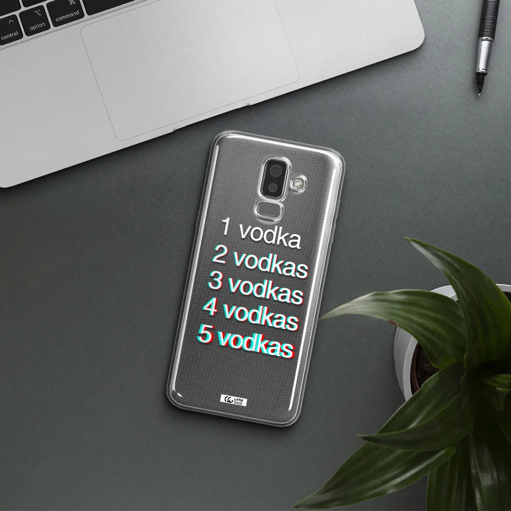 Vodka Samsung J8 Clear TPU Case
