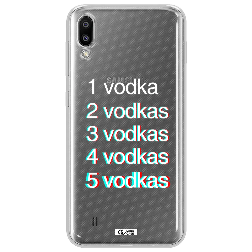 Vodka Samsung M10 Clear TPU Case