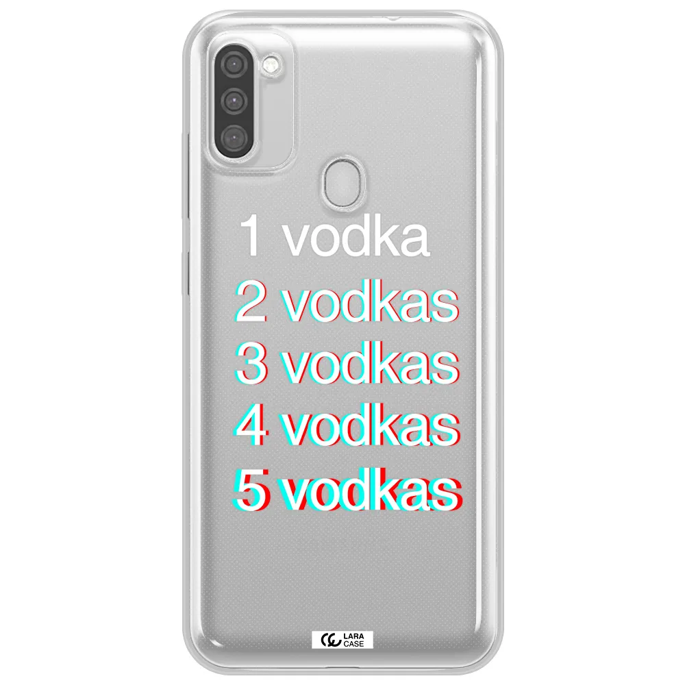 Vodka Samsung M11 Clear TPU Case