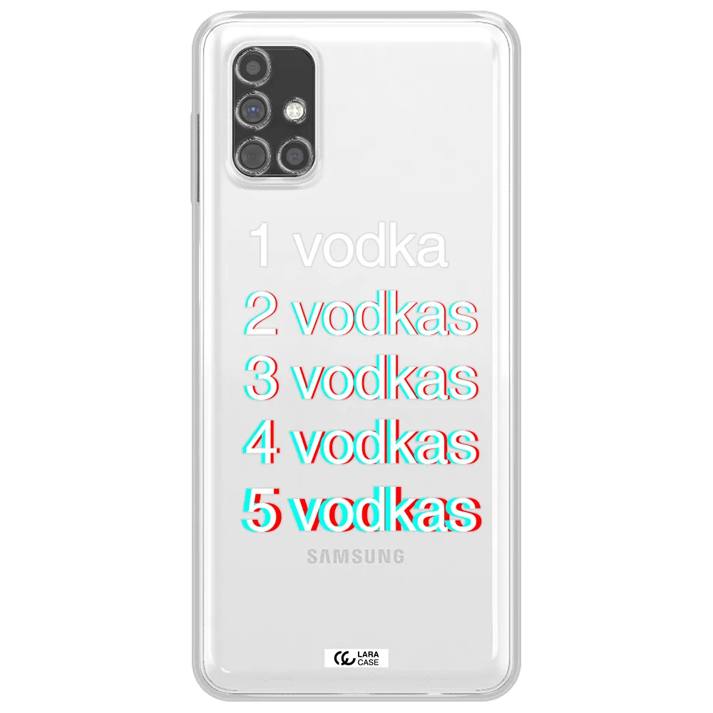 Vodka Samsung M31S Clear TPU Case