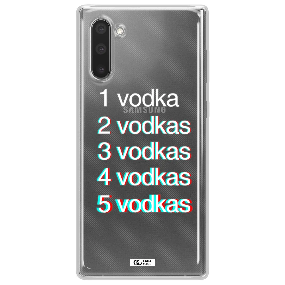 Vodka Samsung Note 10 Clear TPU Case
