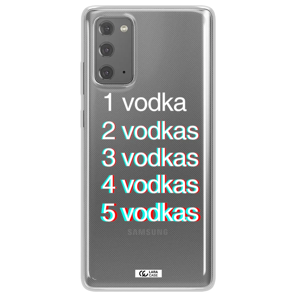 Vodka Samsung Note 20 Clear TPU Case