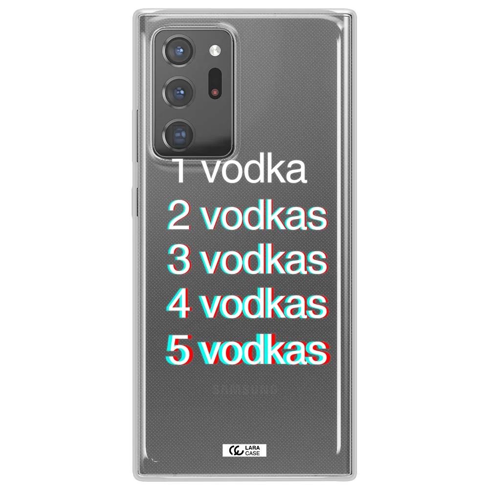 Vodka Samsung Note 20 Ultra Clear TPU Case