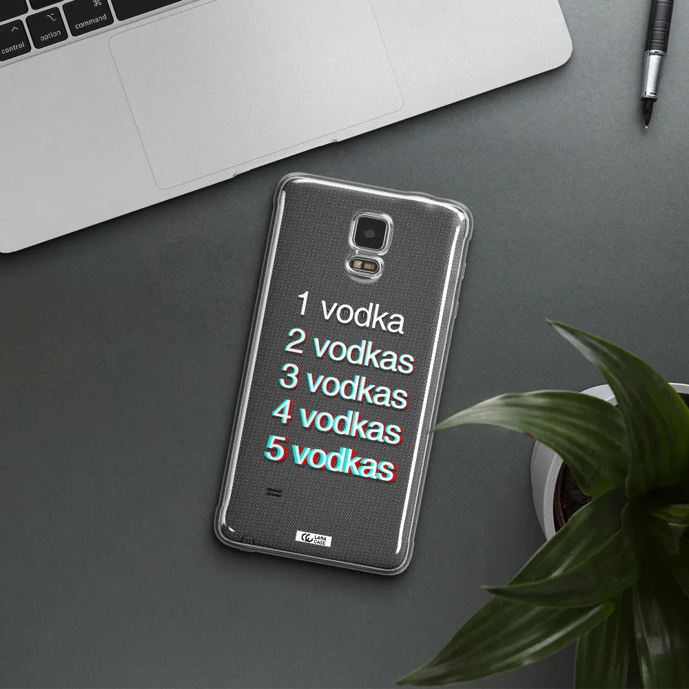 Vodka Samsung Note 4 Clear TPU Case