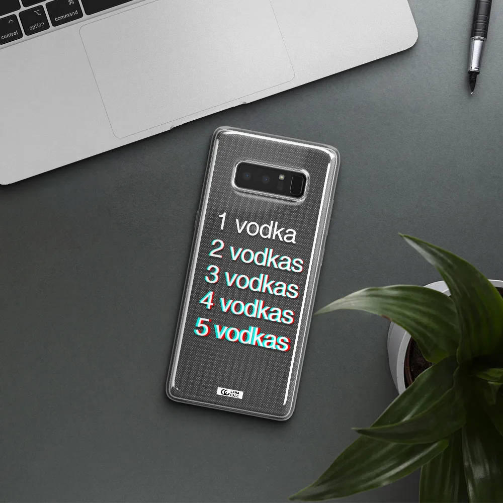 Vodka Samsung Note 8 Clear TPU Case