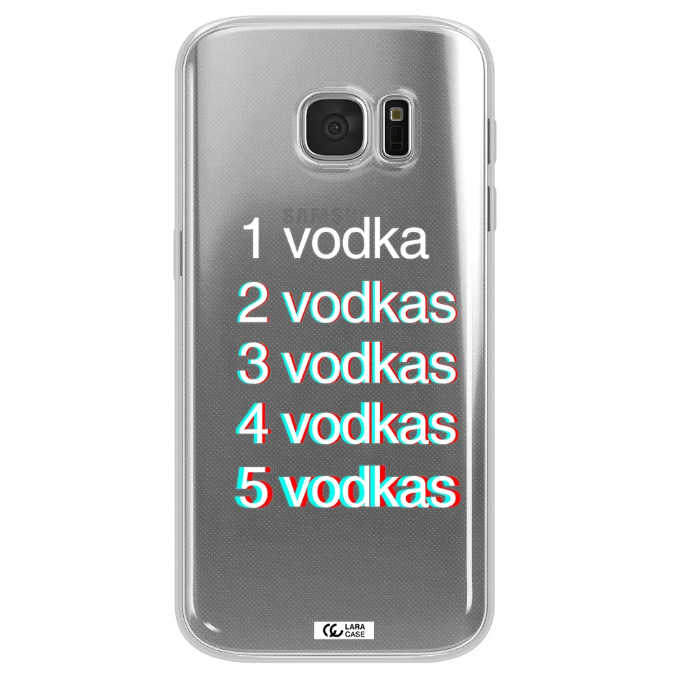 Vodka Samsung S 7 Clear TPU Case